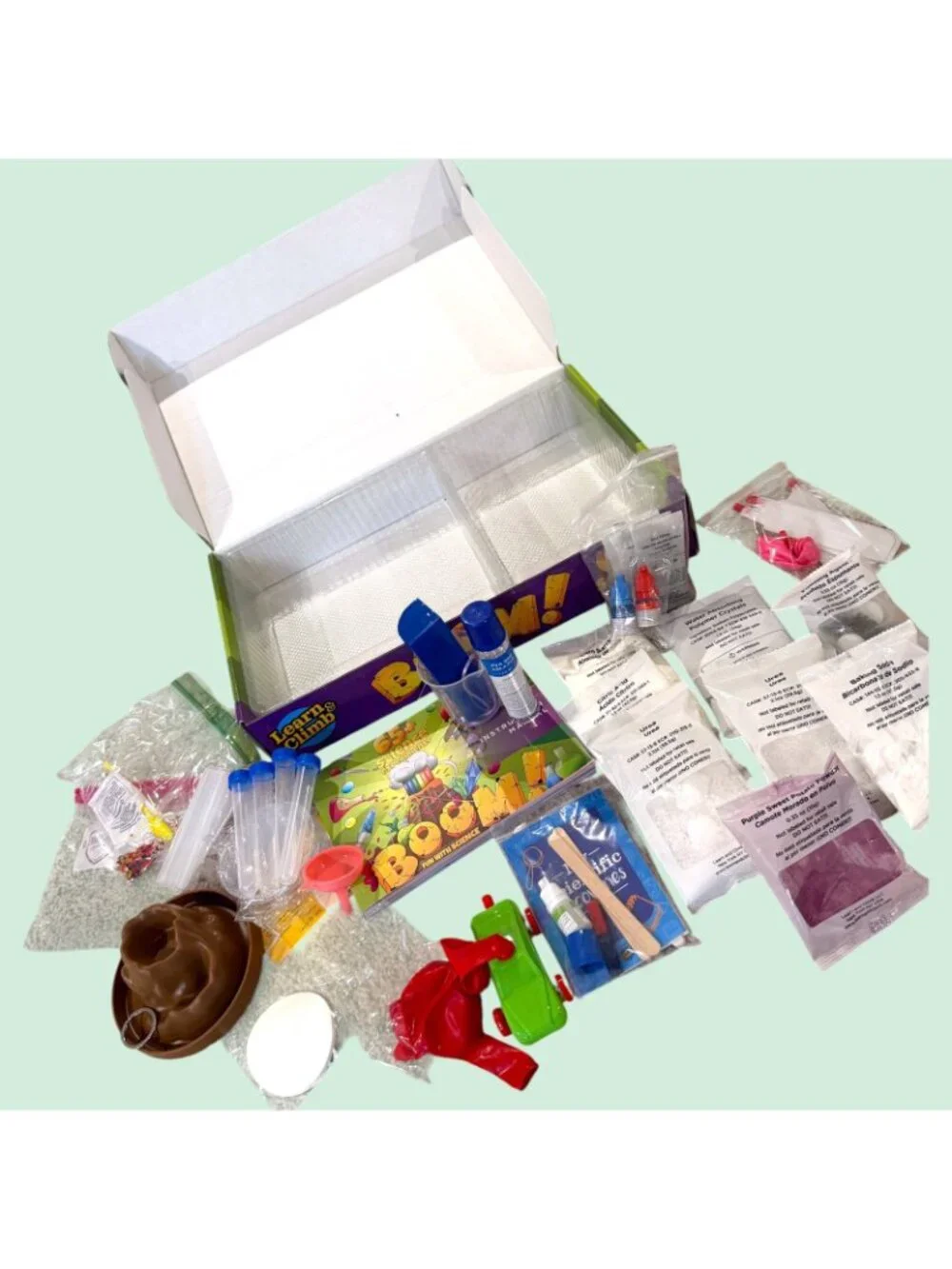 Learn & Climb BOOM! Fun with Science Kids' Science Kit 65+ Experiments STEM